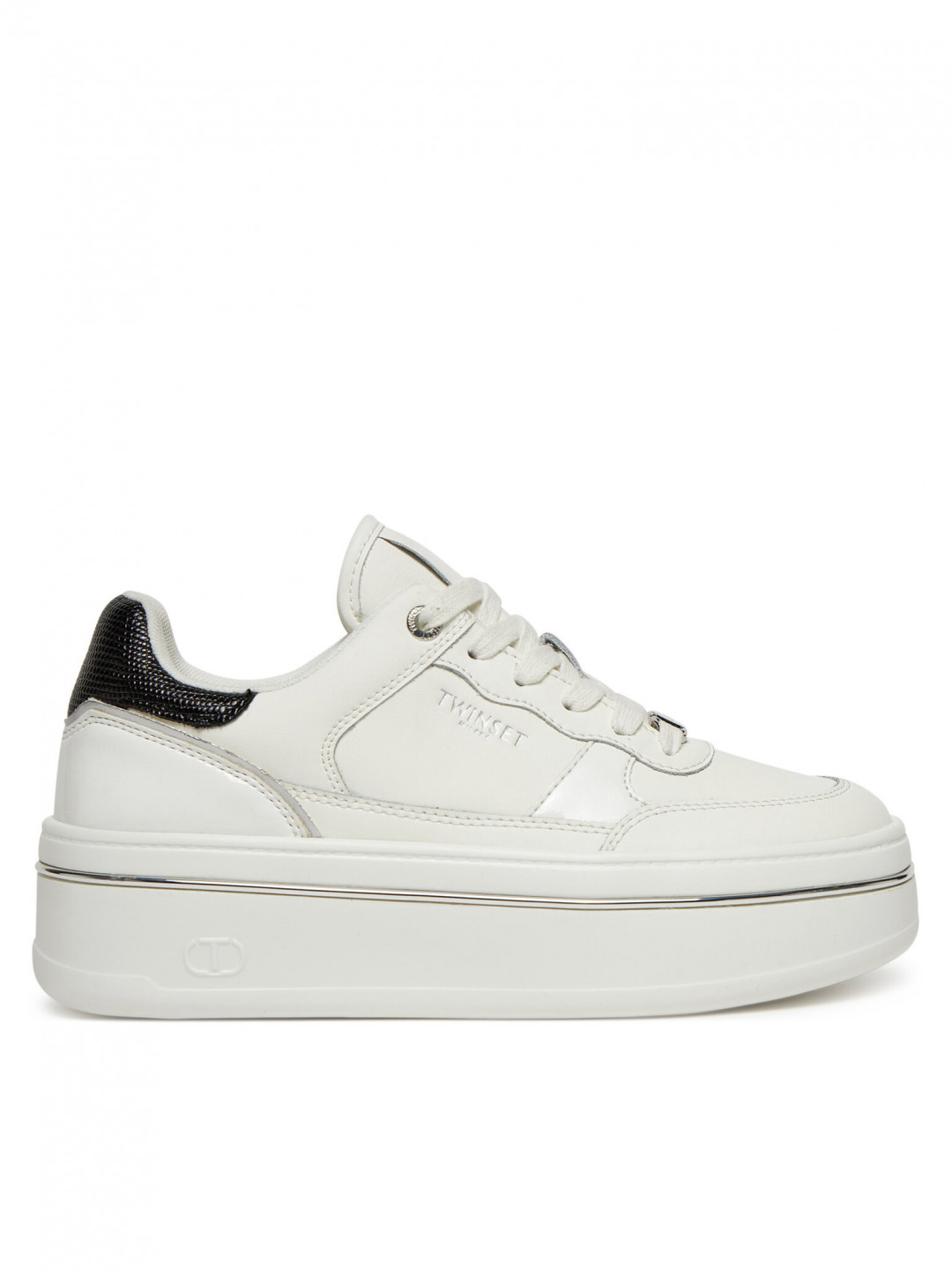 TWINSET Sneakersy 251TCP014 Bílá